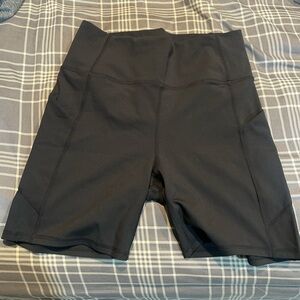 Fabletics Women's Black Bike Shorts